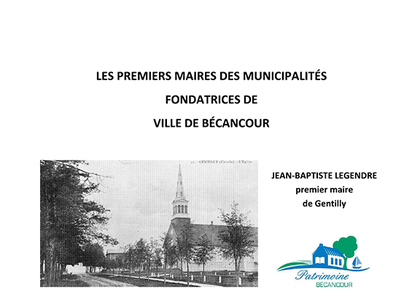 Jean-Baptiste Legendre, premier maire de Gentilly